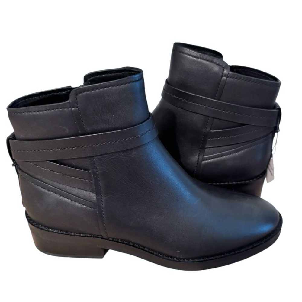 Cole Haan Rosalyn Ankle Strap Boots NEW Size Women’s 7.5B Waterproof Leather